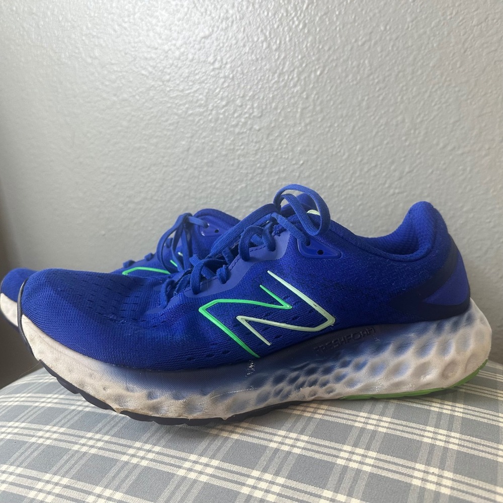 New Balance Fresh Foam Running‎ Shoes Comfort Cushion Blue Green 11.5